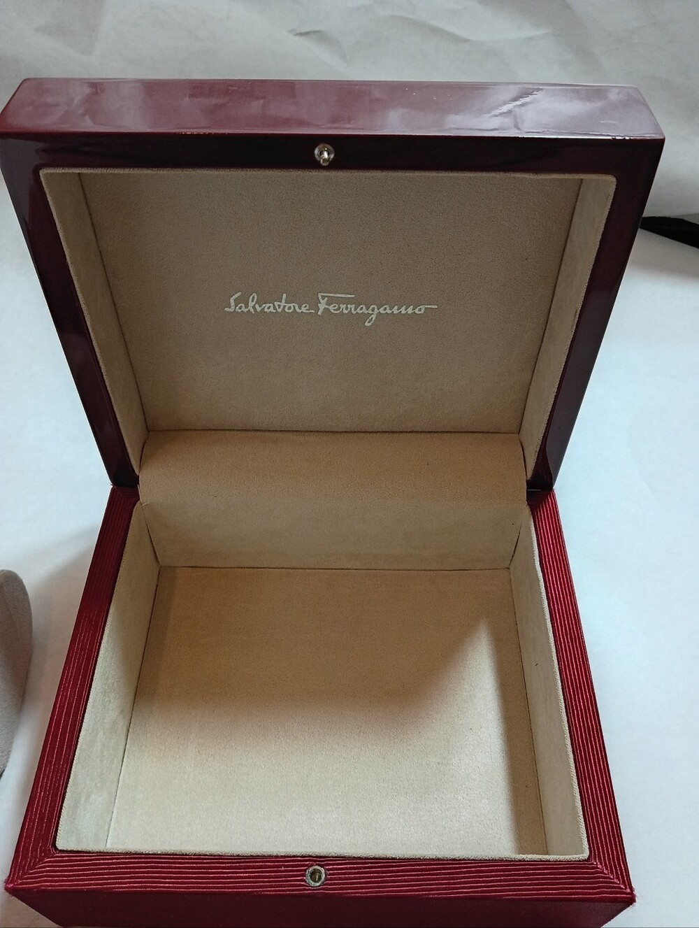 Salvatore Ferragamo watch box ONLY